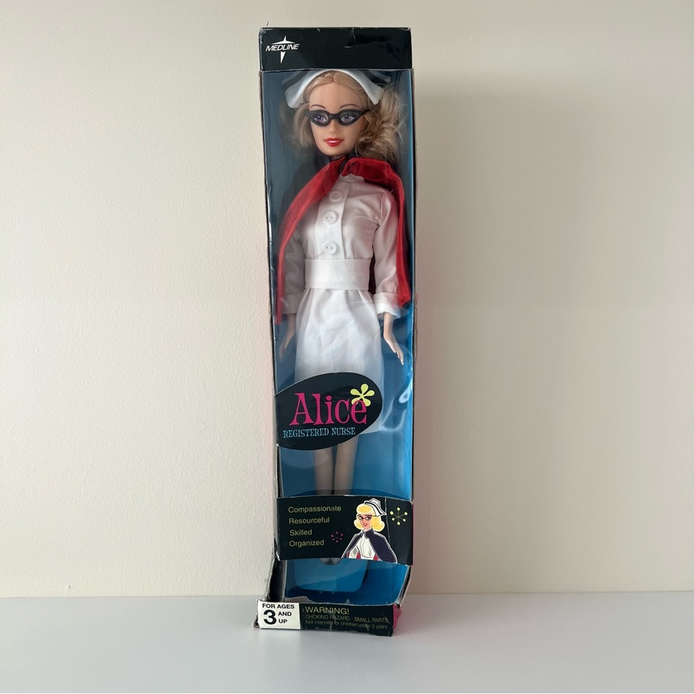 Vintage Medline Alice Registered Nurse Doll – Collectible 2000s NIB